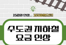 수도권 지하철, 내달 28일부터 1550원으로 오른다