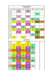 9월 5주차 시간표입니다